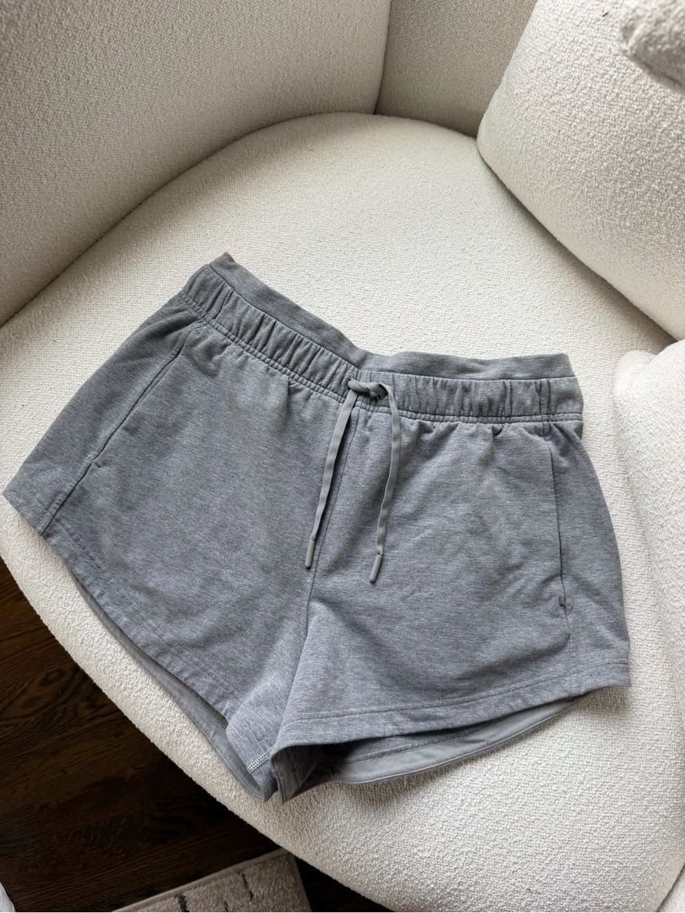 lululemon athletica Women's Gray Athletic Drawstring Shorts